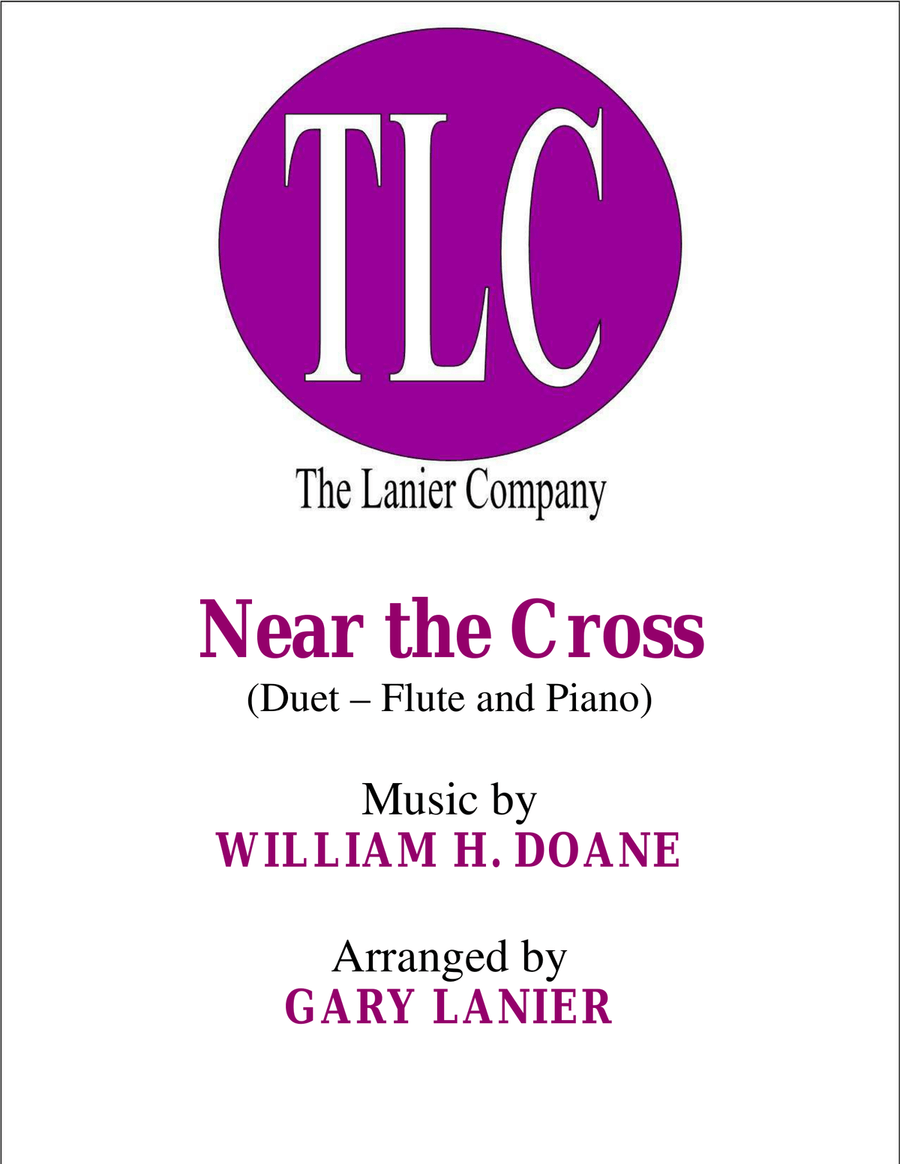 NEAR THE CROSS (Duet – Flute and Piano/Score and Parts) Woodwind Duet scores gallery preview page 1