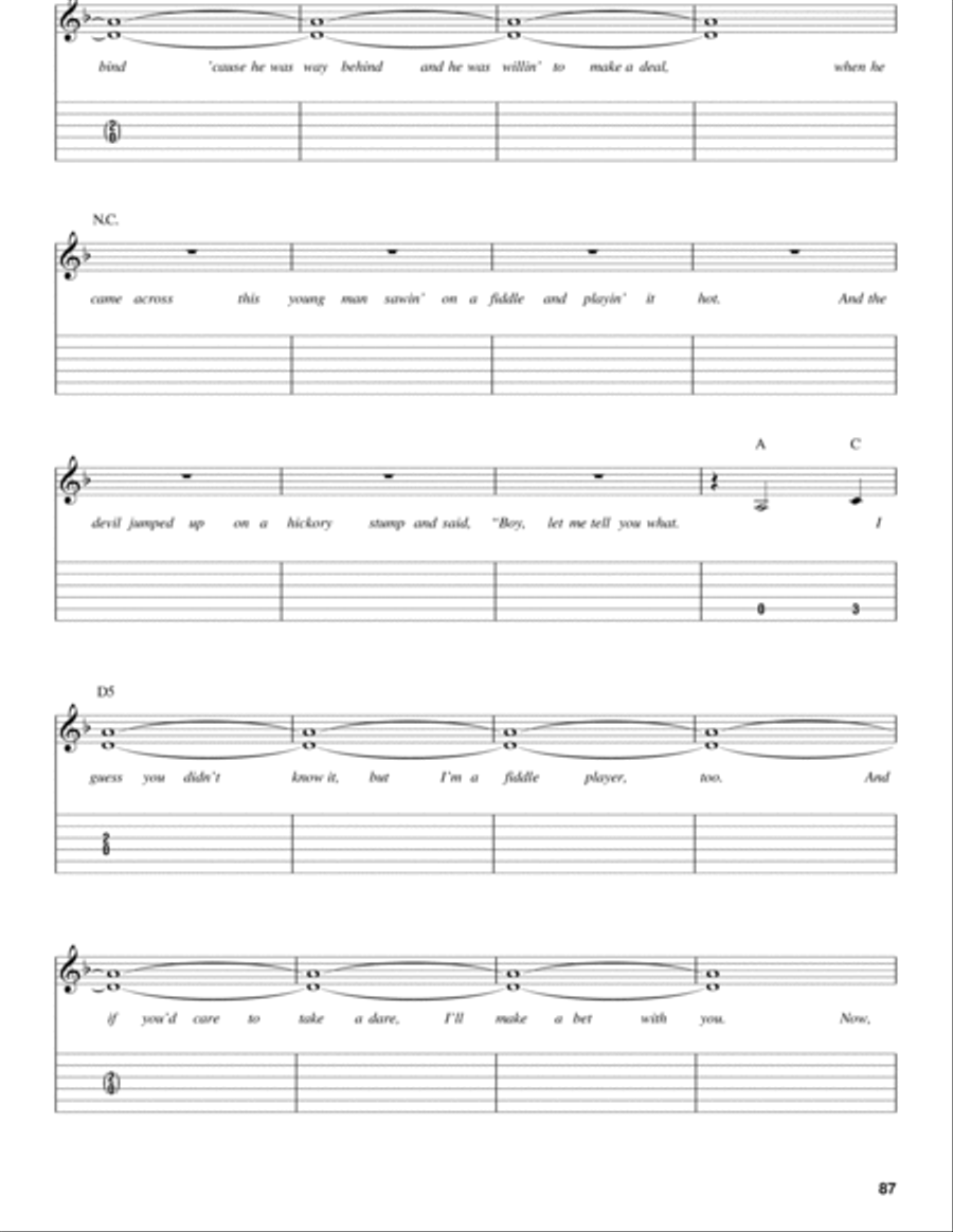 The Devil Went Down To Georgia Acoustic Guitar scores gallery preview page 2