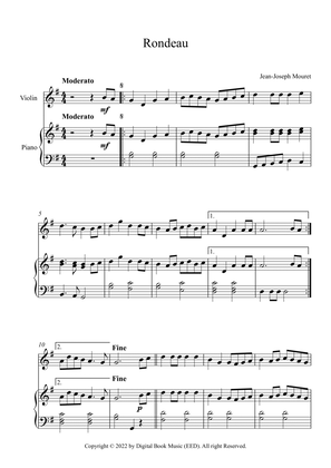 Rondeau - Jean-Joseph Mouret (Violin + Piano)