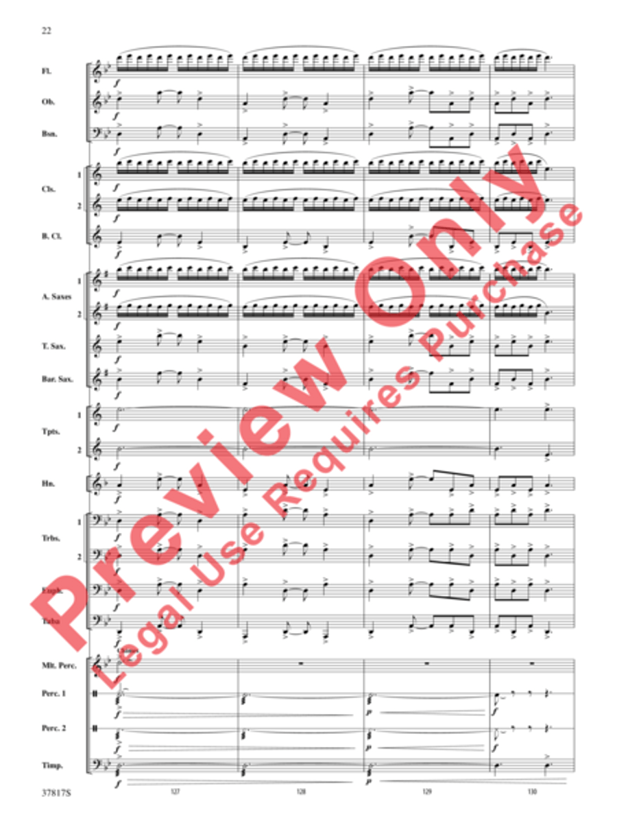 La Tregenda La Tregenda Concert Band scores gallery preview page 16