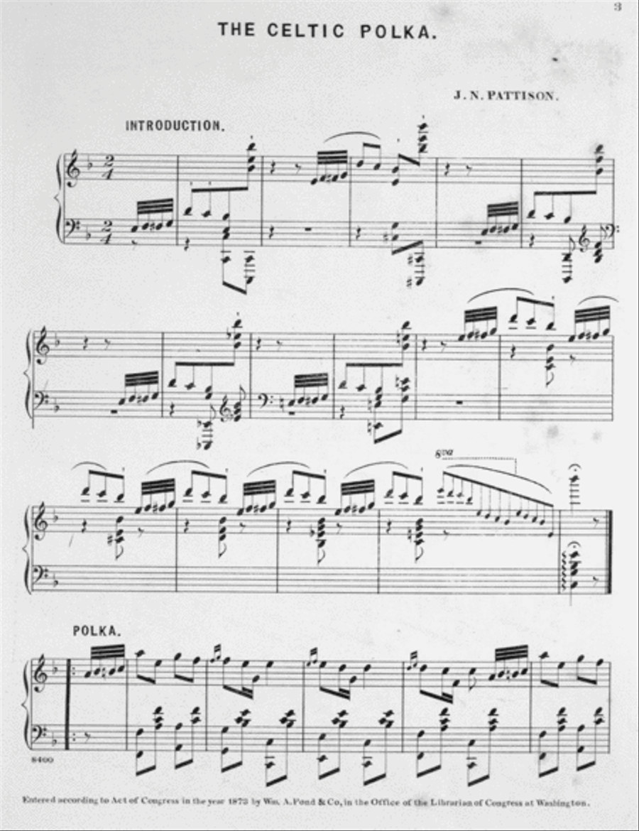 The Celtic Polka Piano Solo scores gallery preview page 2