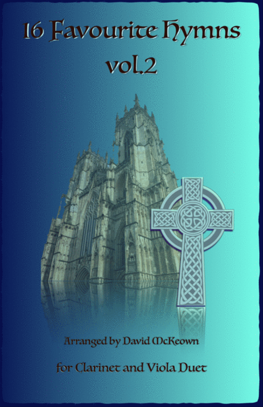 16 Favourite Hymns Vol.2 for Clarinet and Viola Duet Clarinet scores gallery preview page 1