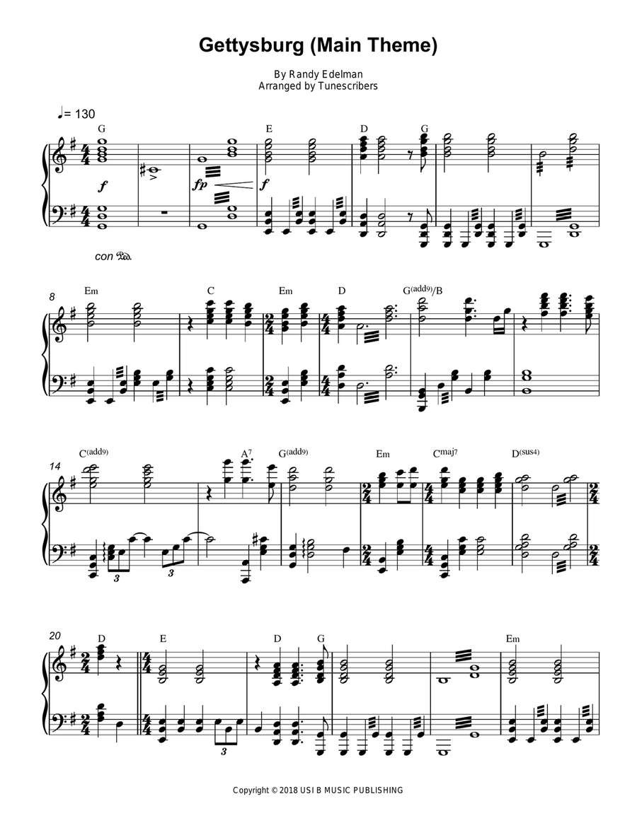 Gettysburg (Main Theme)