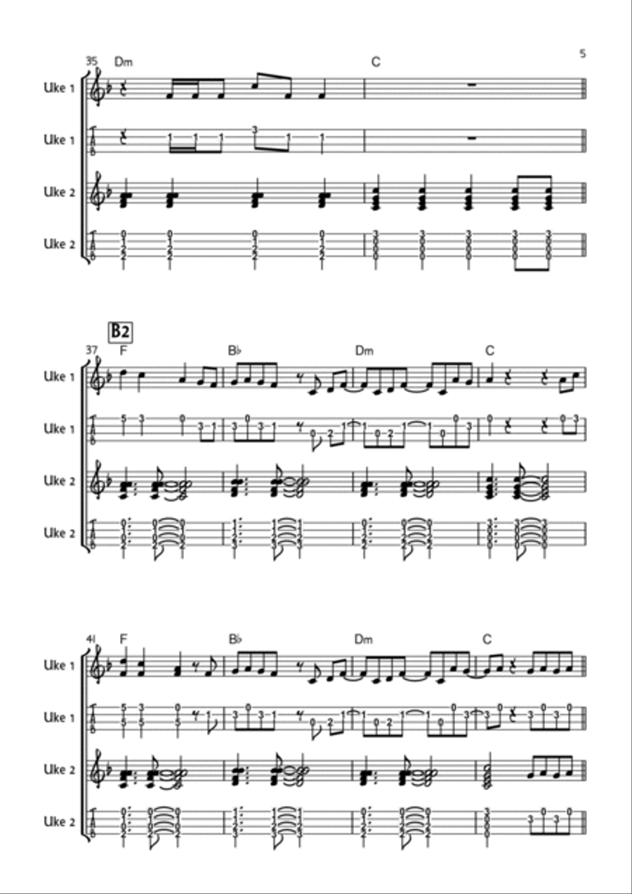 Shotgun Ukulele scores gallery preview page 5