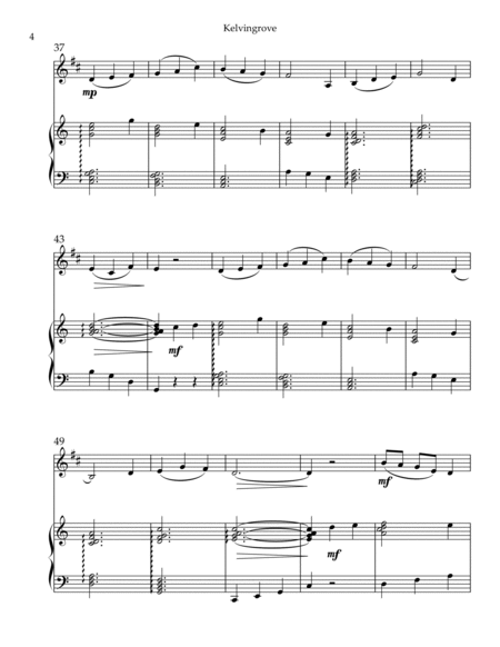 Kelvingrove, Duet for Bb Trumpet & Harp image number null