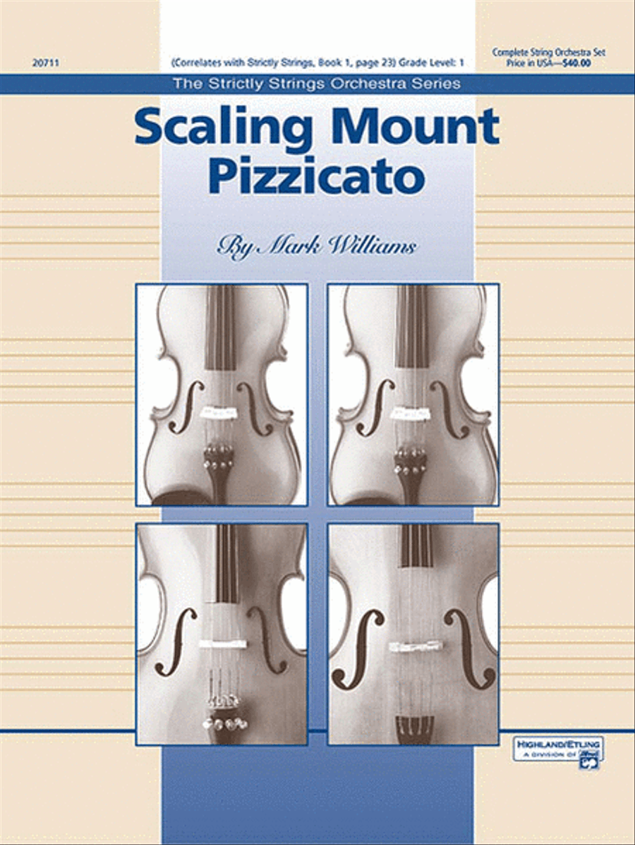 Scaling Mount Pizzicato String Orchestra scores gallery preview page 1