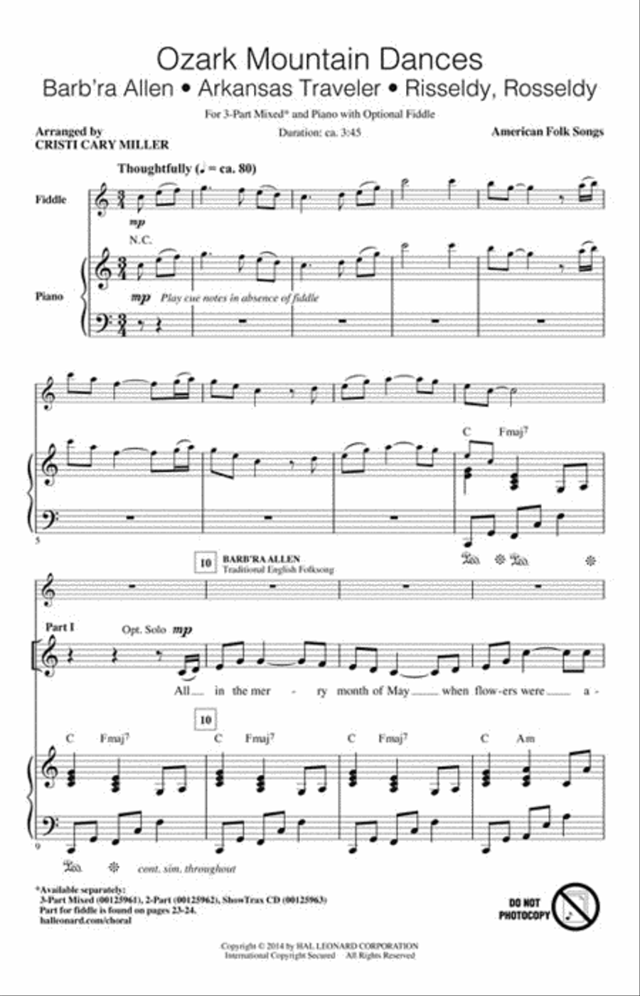Ozark Mountain Dances Ozark Mountain Dances 3-Part scores gallery preview page 2