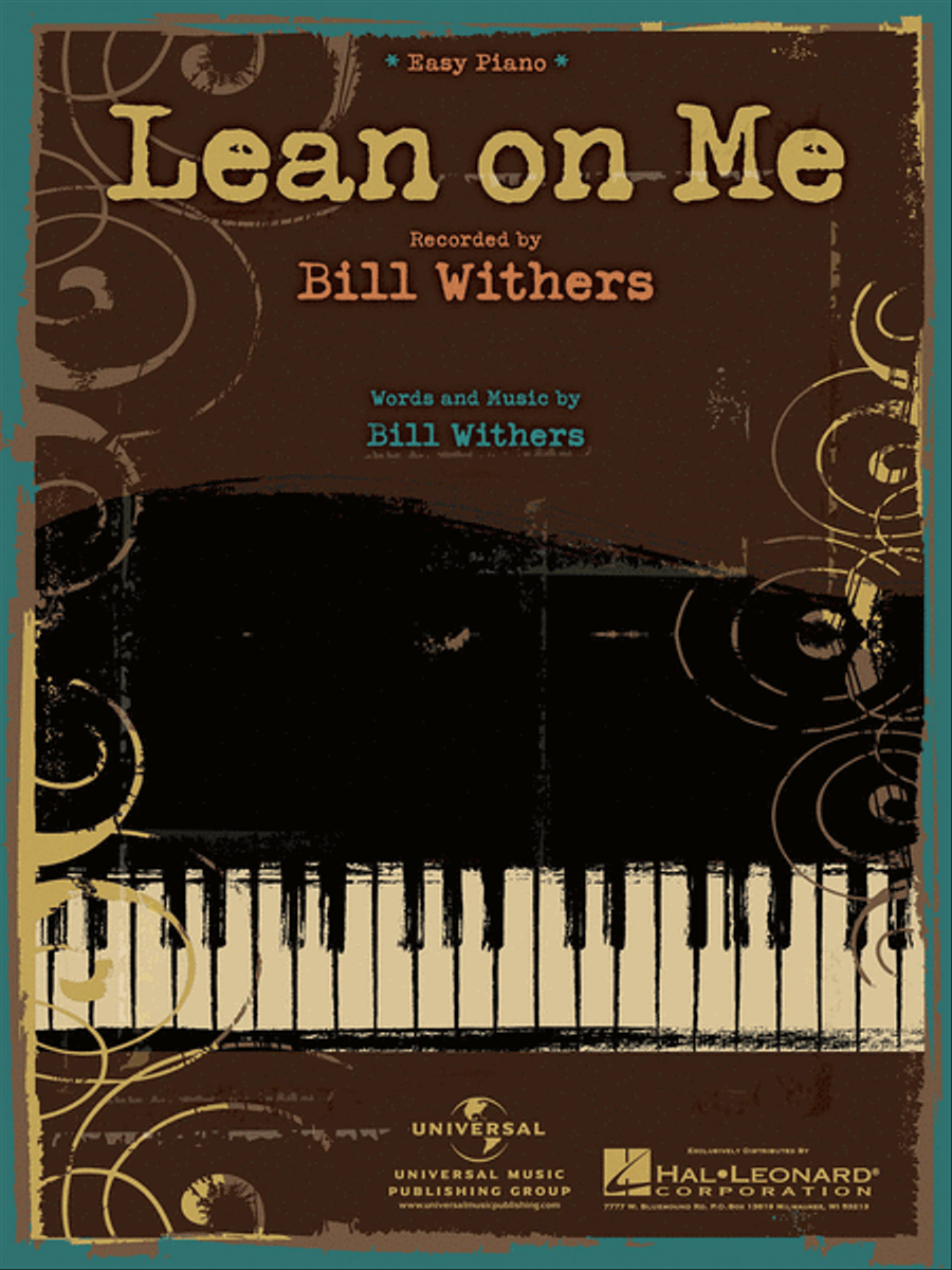 Lean on Me Easy Piano scores gallery preview page 1