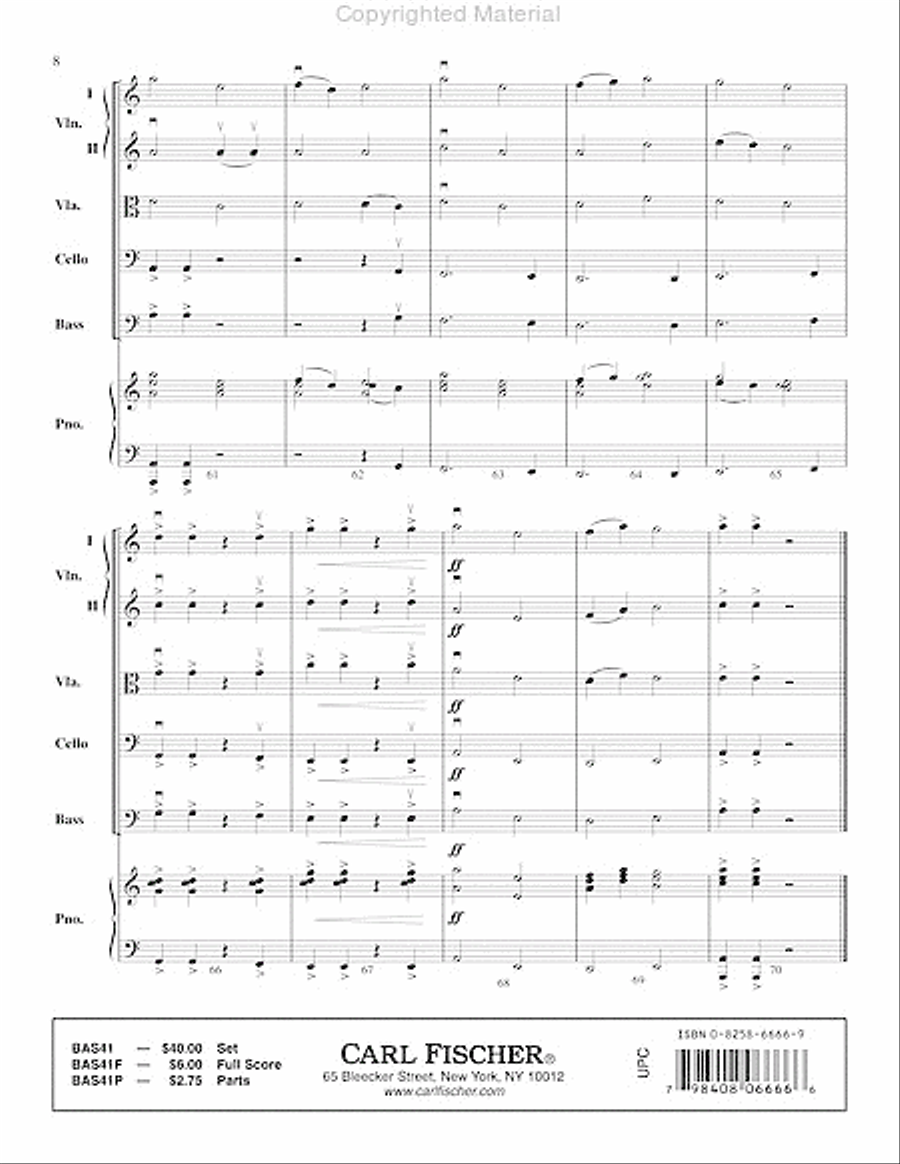 Enchanted Village String Orchestra scores gallery preview page 9