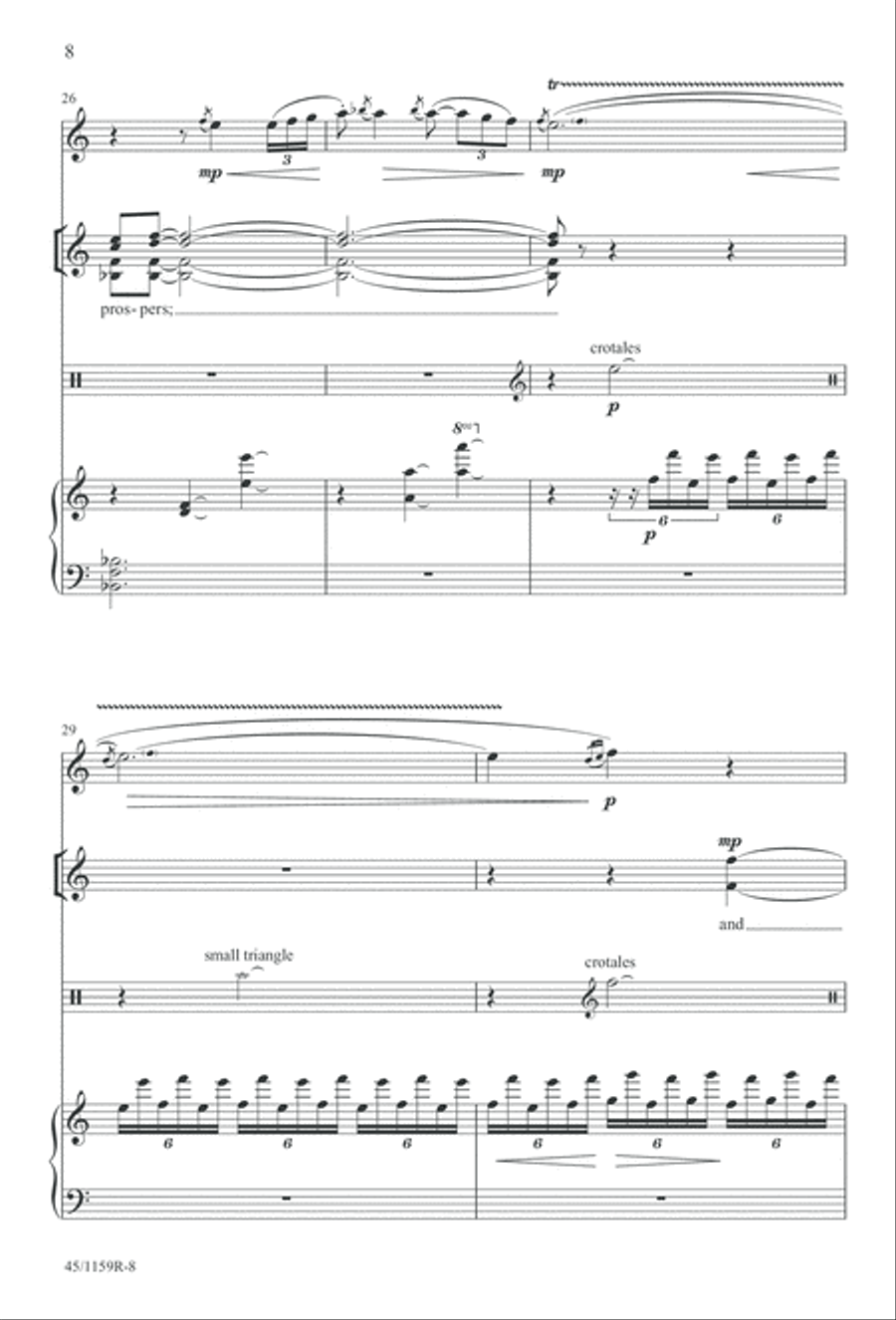 The Day of Hope - Choral/Full Score SSAA scores gallery preview page 8