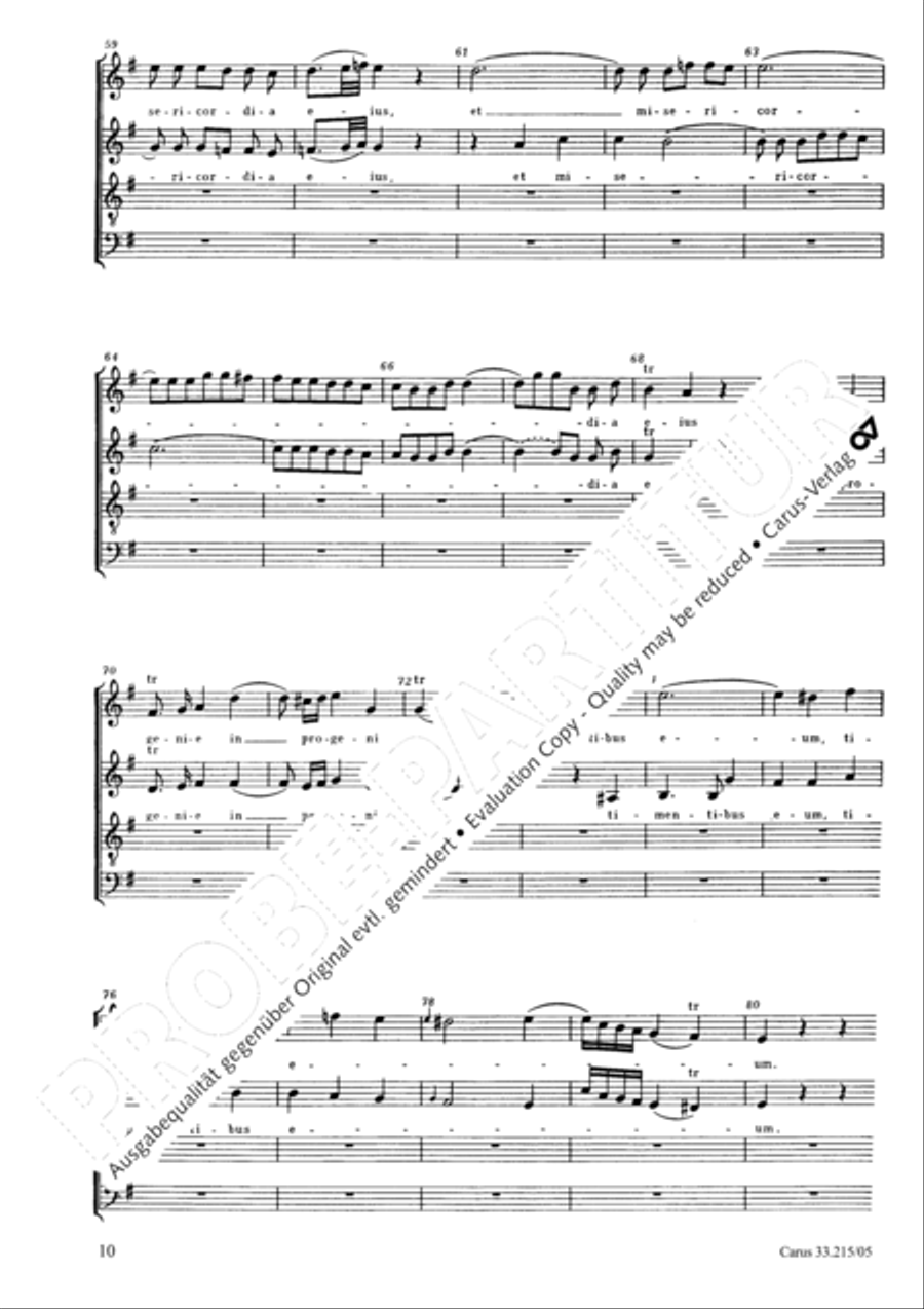 Magnificat Magnificat 4-Part scores gallery preview page 11