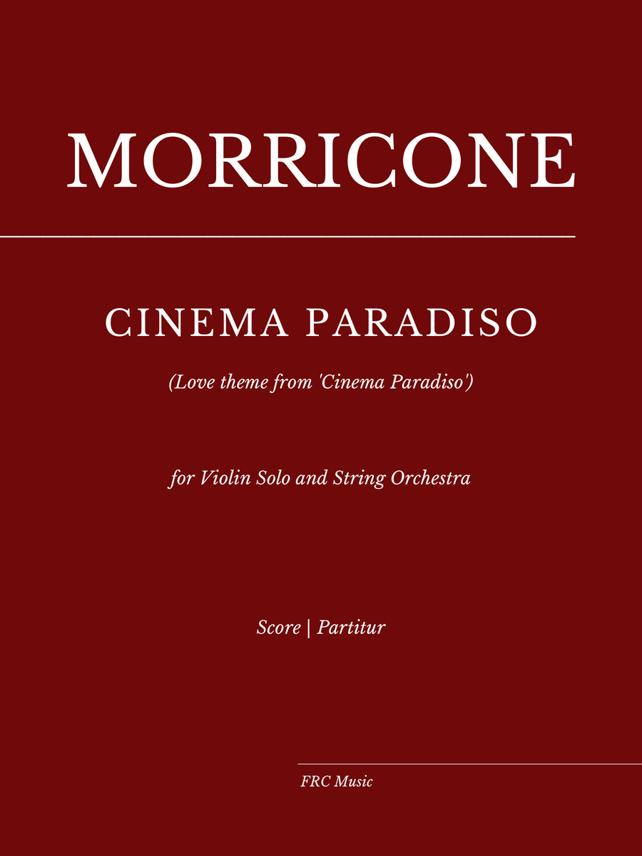 Cinema Paradiso String Orchestra scores gallery preview page 1