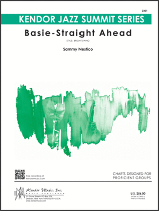 Book cover for Basie-Straight Ahead (Professional Version - As Recorded) (Full Score)