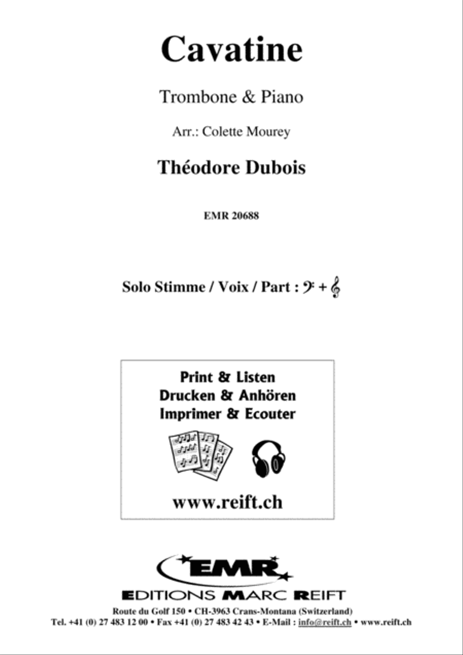 Cavatine Piano Accompaniment scores gallery preview page 2