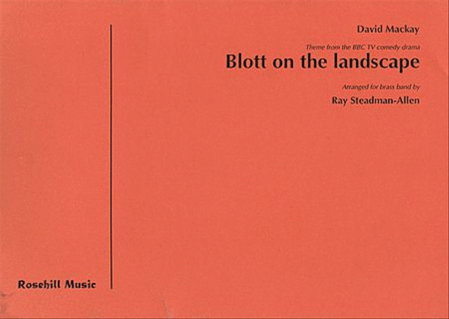 Blott on the Landscape Brass Band scores gallery preview page 1