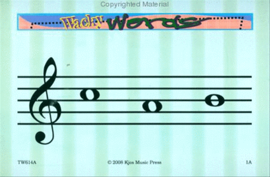 Wacky Words starring Wanda (Jumbo Size) Easy Piano scores gallery preview page 2