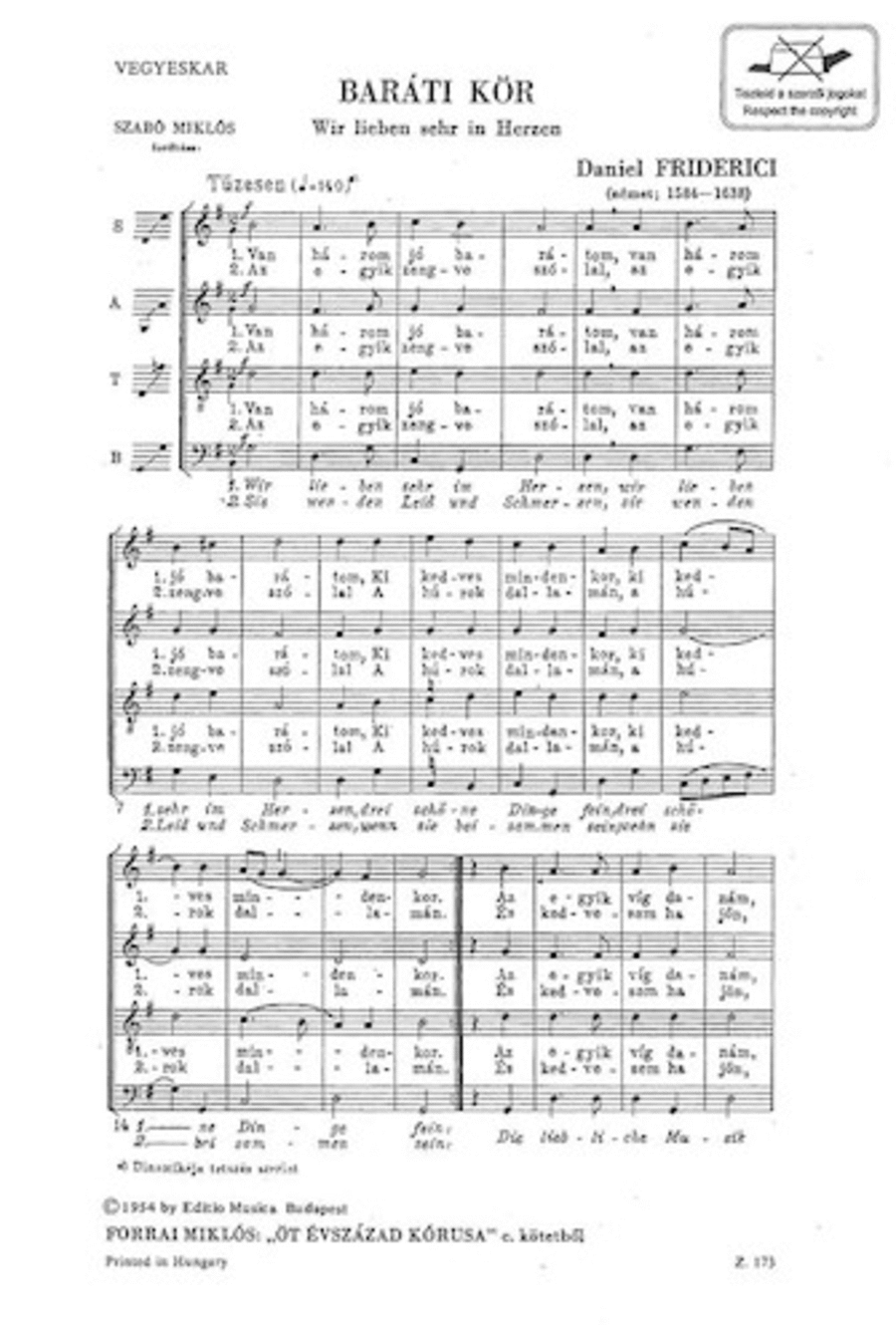 BarÁti KÖr A Cappella scores gallery preview page 1