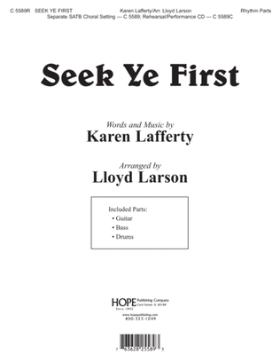 Seek Ye First