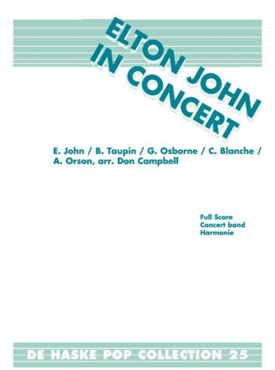 Elton John in Concert Concert Band scores gallery preview page 1