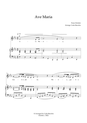 Book cover for Ave Maria - Schubert Eb Major