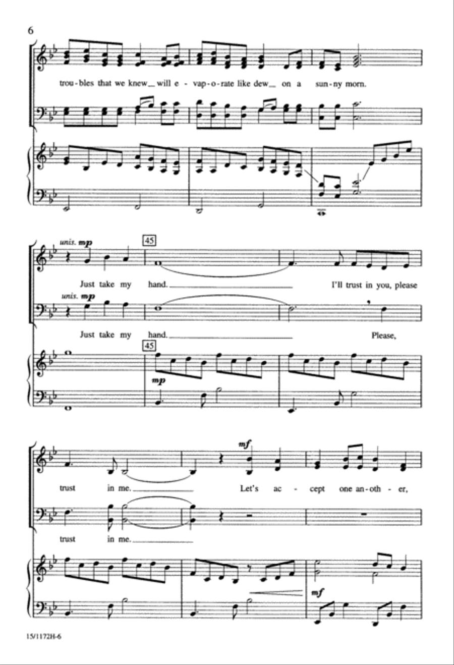 We'll Find a Way 4-Part scores gallery preview page 6