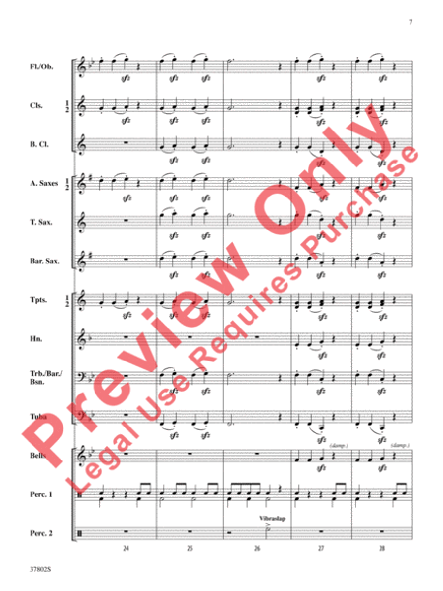 Huckleberry Hedgehog Huckleberry Hedgehog Concert Band scores gallery preview page 7
