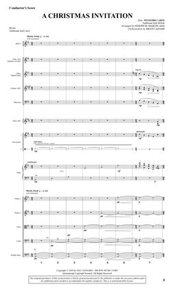 Tidings of Joy: A Celtic Christmas Celebration (Full Orchestra) - Score