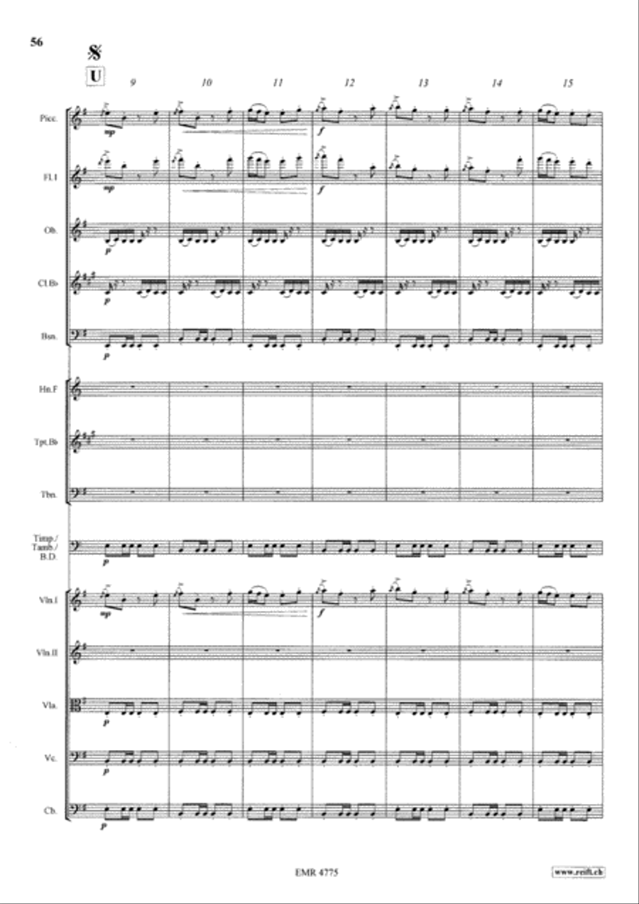 Danses Valaisannes Orchestra scores gallery preview page 10