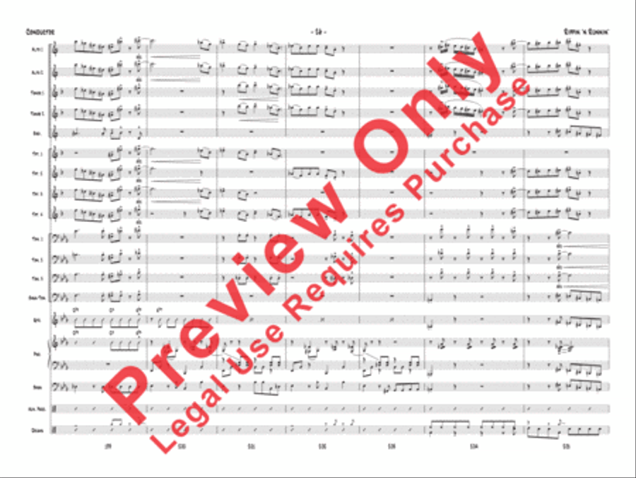 Rippin' 'n Runnin' Jazz Ensemble scores gallery preview page 27