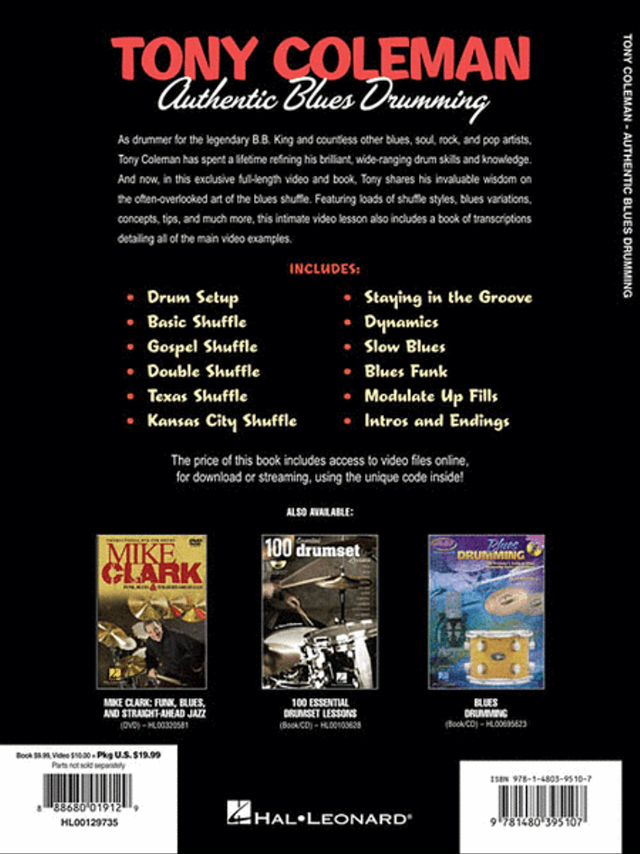 Tony Coleman - Authentic Blues Drumming Drums scores gallery preview page 2