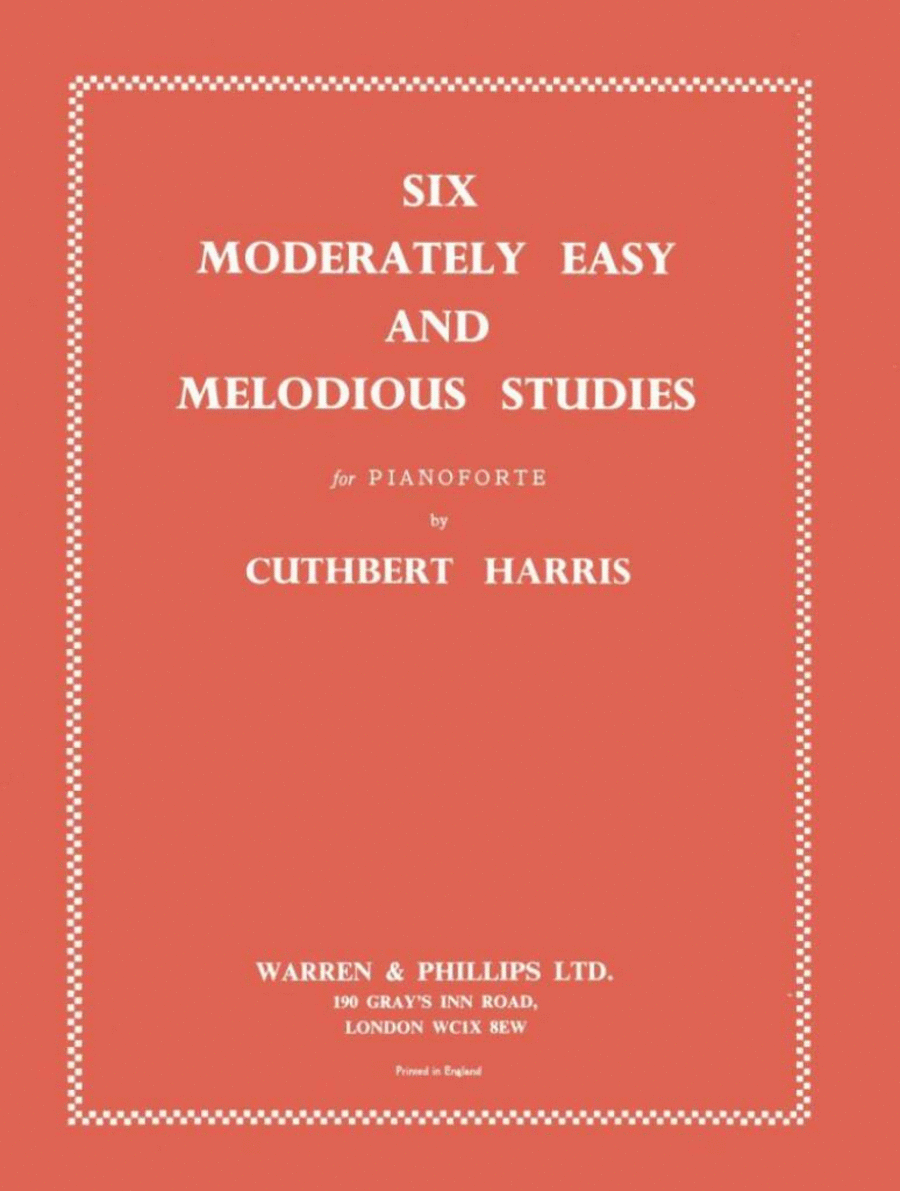 Six Modern and Melodious Studies Piano Method scores gallery preview page 1