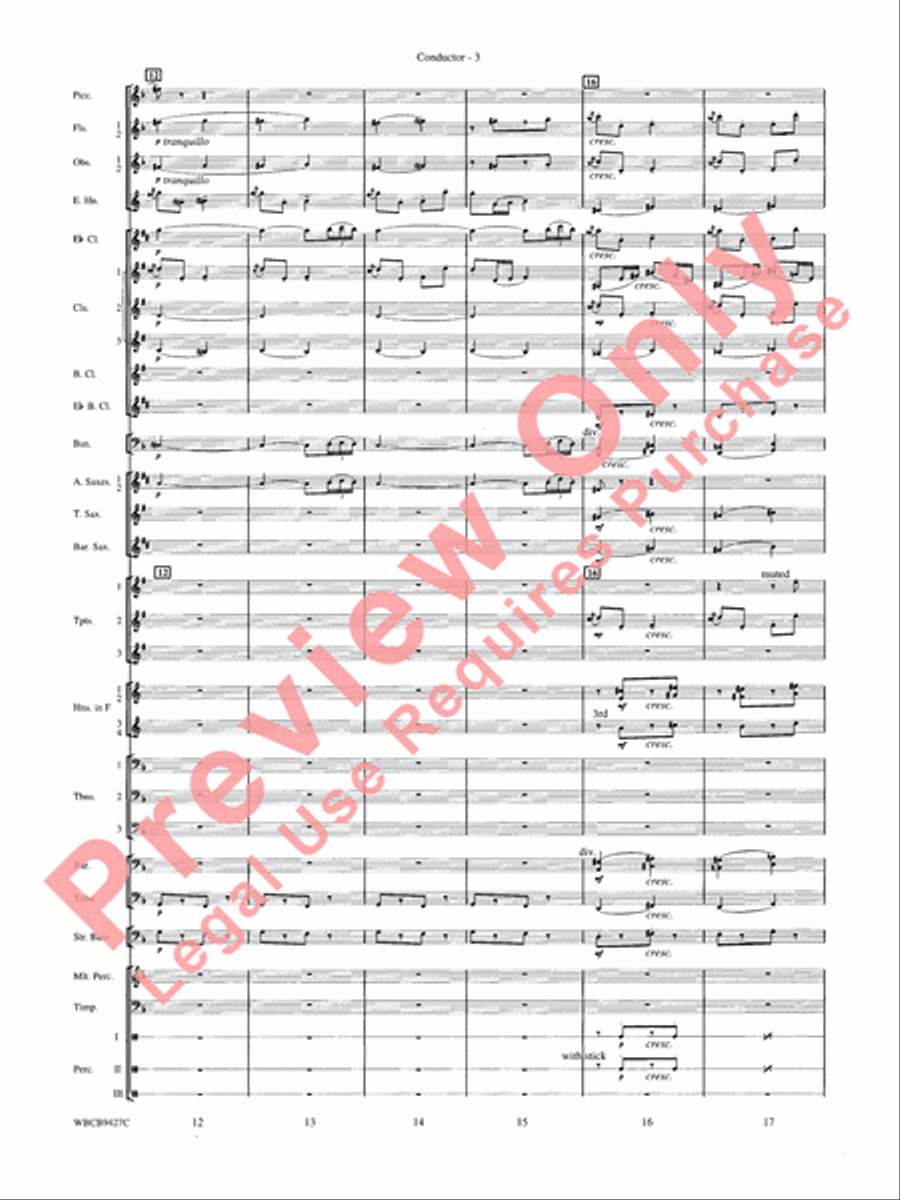 An American in Paris Concert Band scores gallery preview page 5
