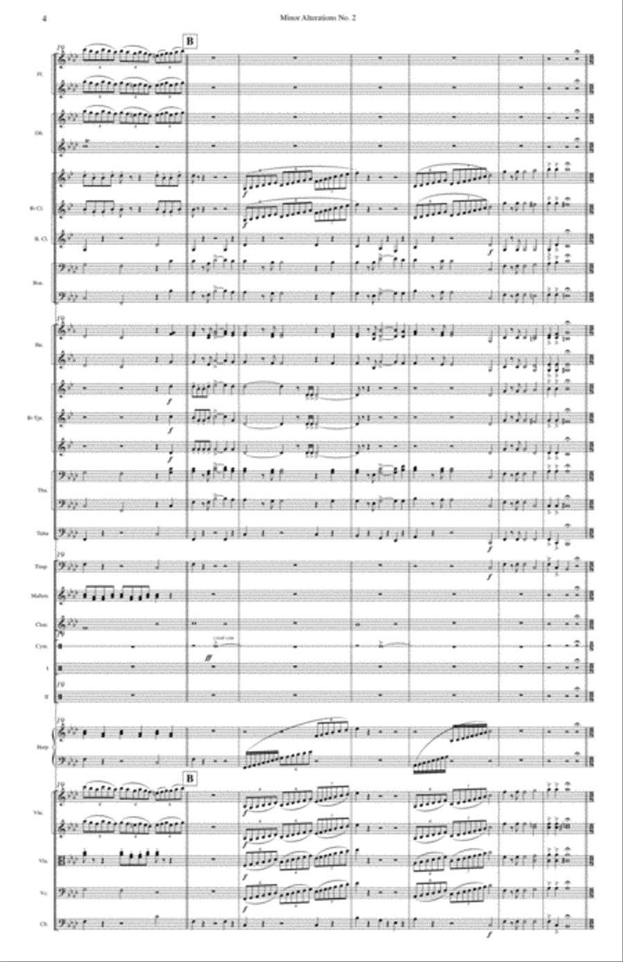 Minor Alterations No. 2 Full Orchestra scores gallery preview page 10