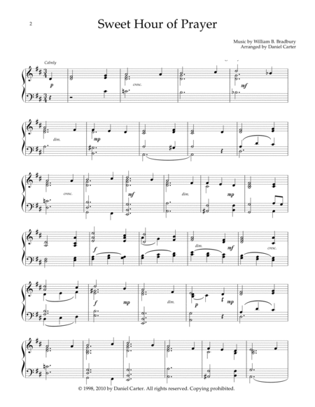 Three Hymn Preludes for Piano—Intermediate Piano Solo image number null