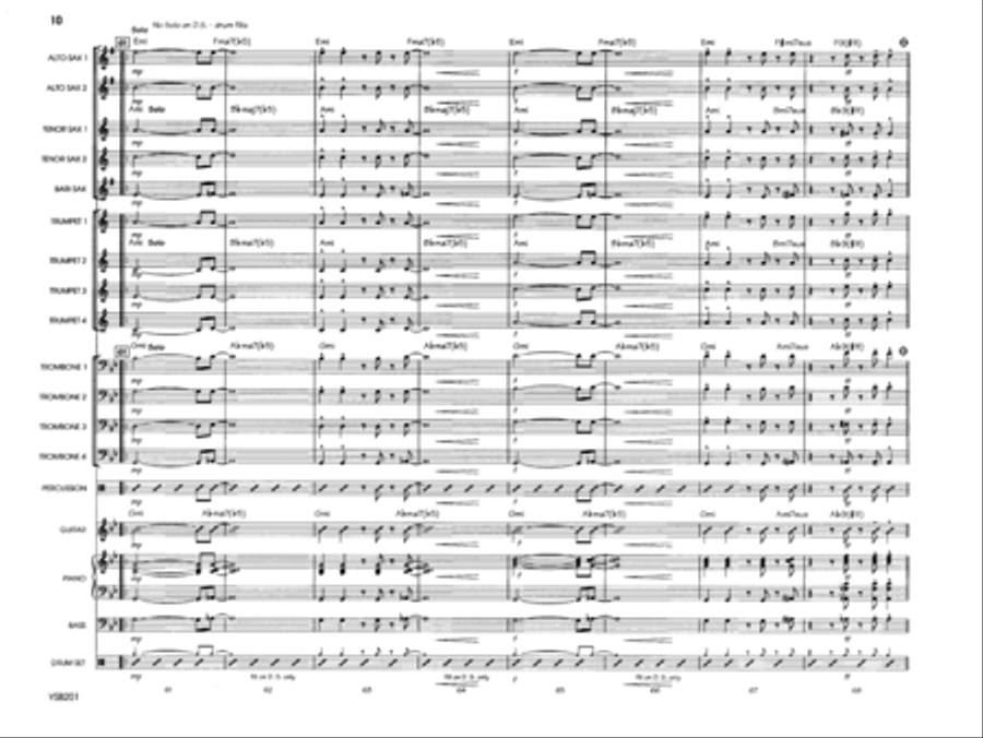 Salsa Nueva Salsa Nueva Jazz Ensemble scores gallery preview page 10