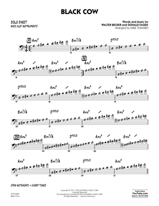 Book cover for Black Cow (arr. Mike Tomaro) - Bass Clef Solo Sheet