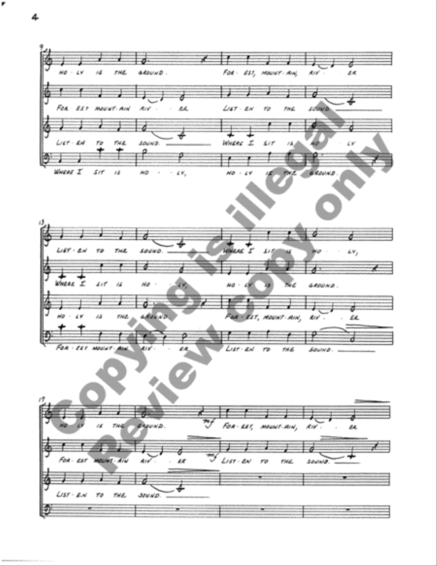 The Web of Life (Full Score) Choir scores gallery preview page 26