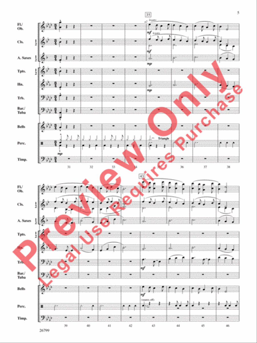 New Life Celebration New Life Celebration Concert Band scores gallery preview page 6