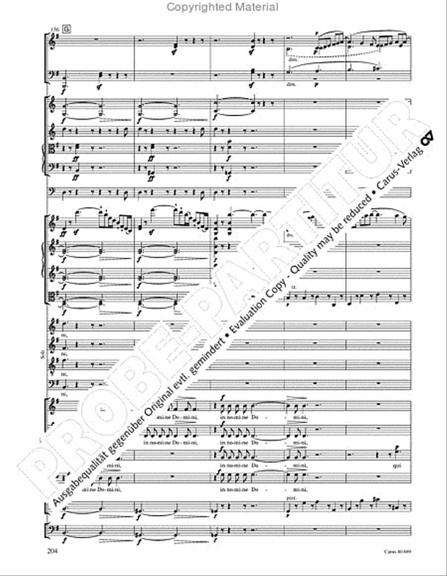 Missa solemnis Missa solemnis 4-Part scores gallery preview page 220