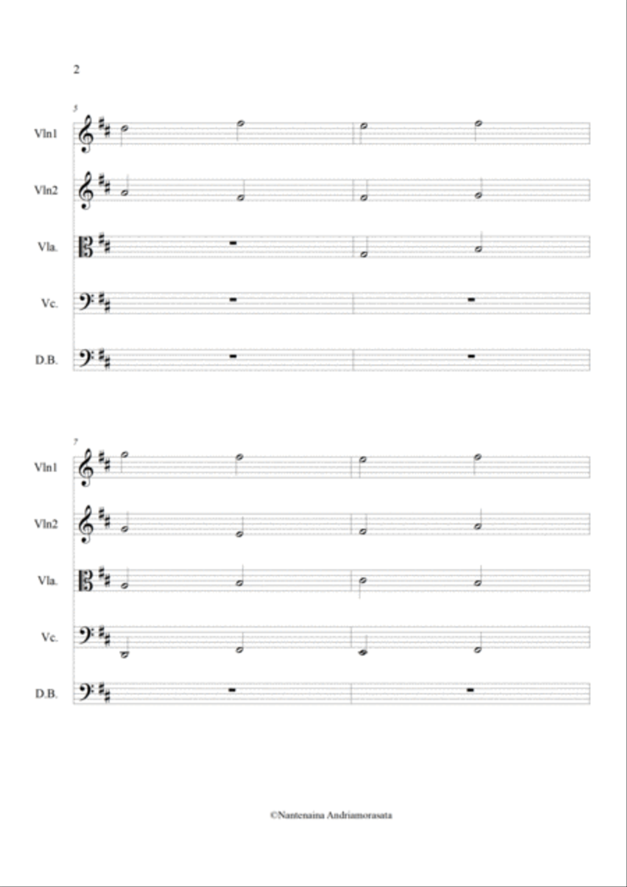 AZA MADITRA String Quartet scores gallery preview page 3