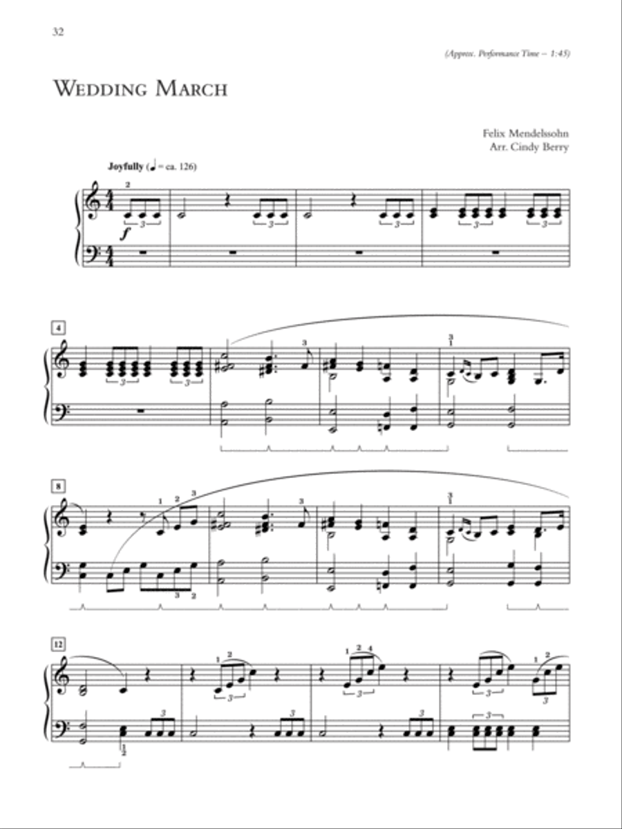 What Can I Play for Weddings? Piano Solo scores gallery preview page 5