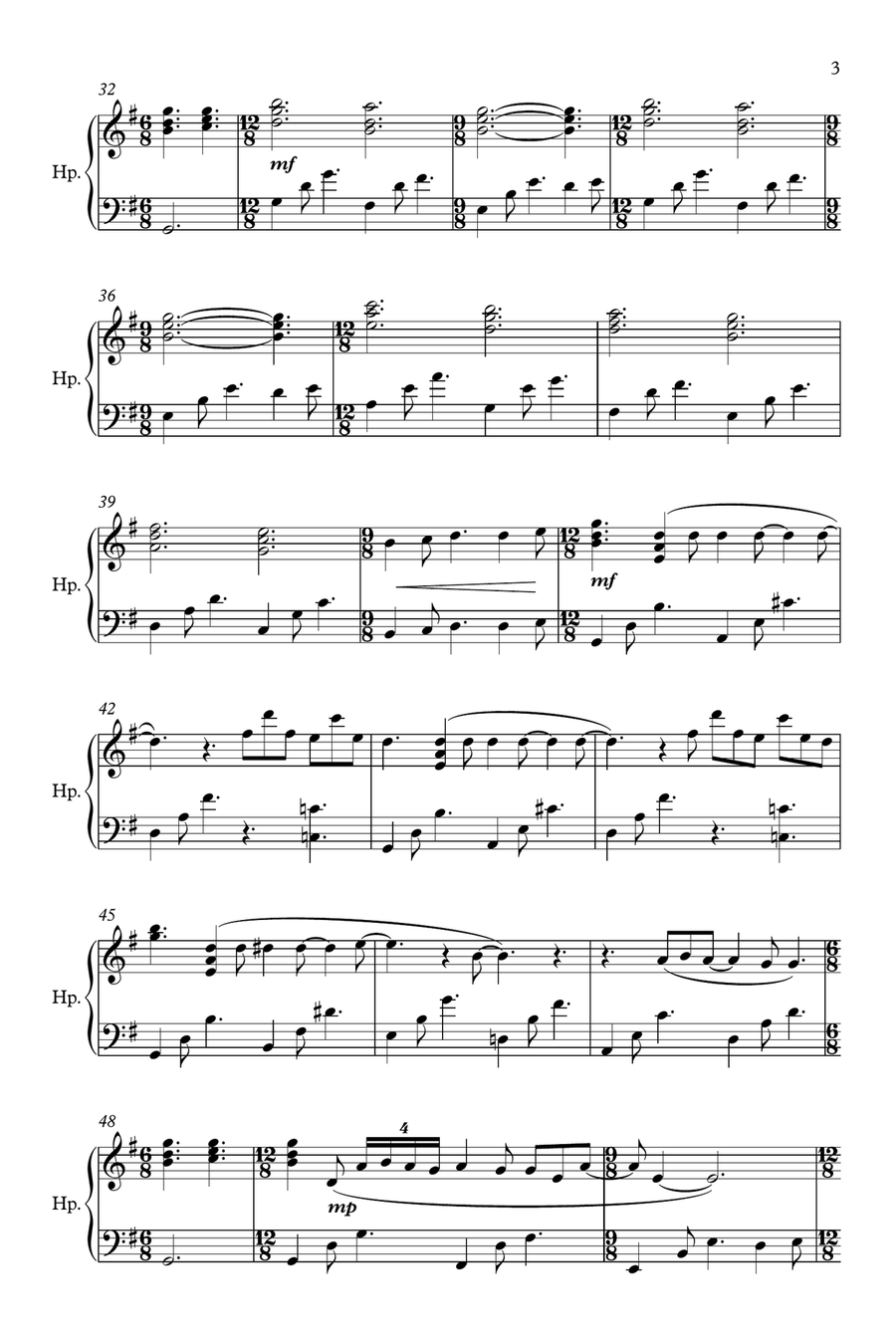 All You Need Is Love Harp scores gallery preview page 3