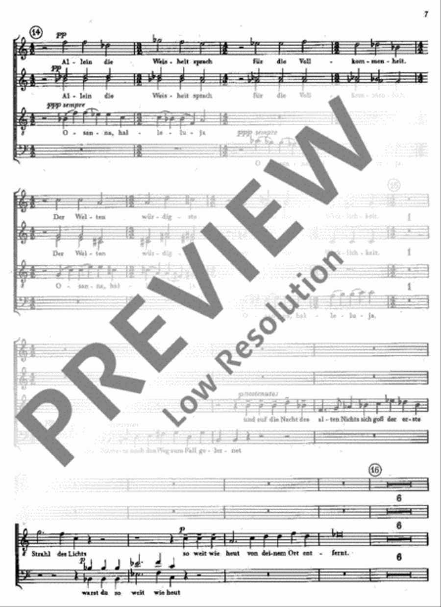 Kantate Nr. 8 4-Part scores gallery preview page 6