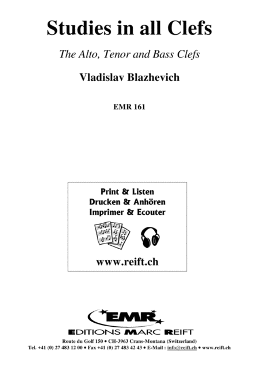 Studies in all Clefs Trombone Solo scores gallery preview page 2