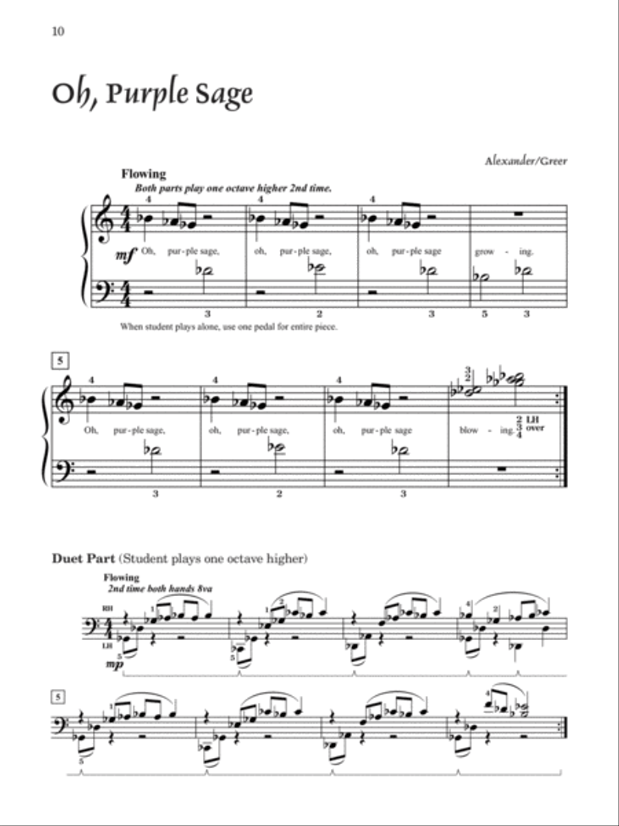 Repertoire by Rote Repertoire by Rote Easy Piano scores gallery preview page 9
