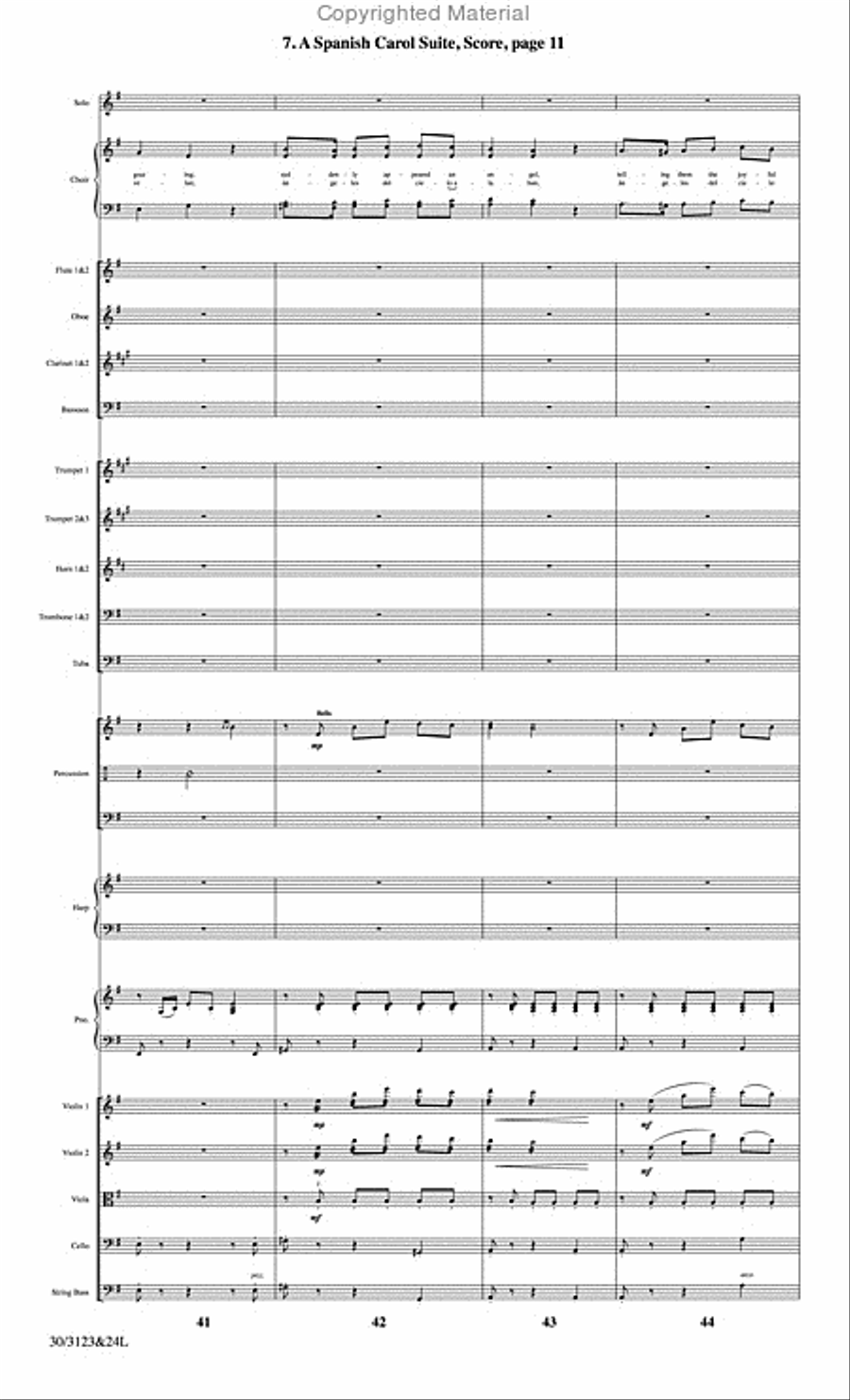 The Christmas Story - Set of Parts Choir scores gallery preview page 68