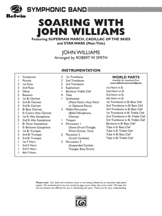 Book cover for Soaring with John Williams: Score