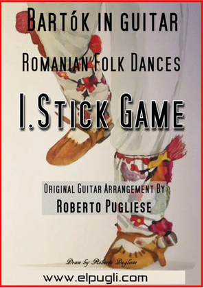 Book cover for Romanian Folk Dances, Sz. 56. FOR CLASSIC GUITAR