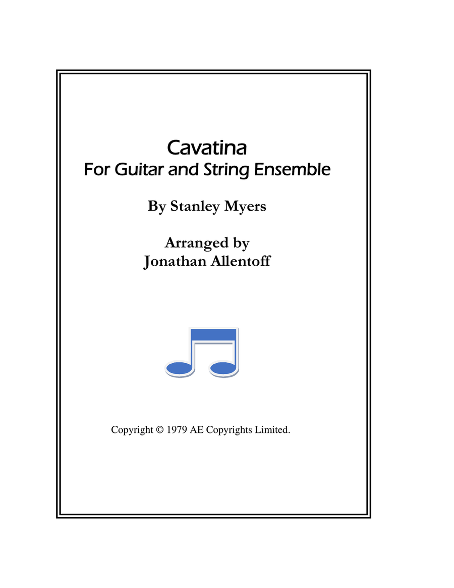 Cavatina Small Ensemble scores gallery preview page 1