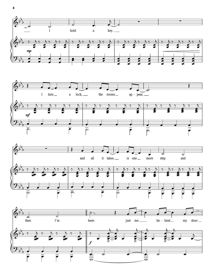 Times Are Hard For Dreamers (from Amélie The Musical) Voice scores gallery preview page 4